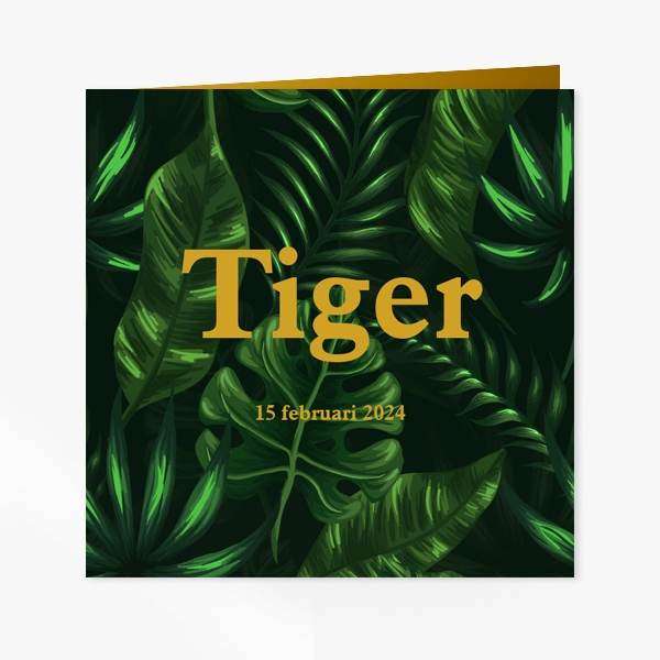 jungle vierkant Tiger