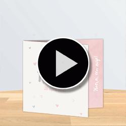 La Carte Exclusief 2 - met roze en zilver gekleurde hartjes